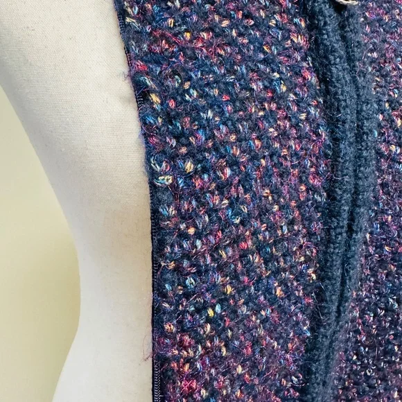 Veronica Beard Dickey Insert Navy Blue & Multi-Color Metallic | One Size - Picture 8 of 10